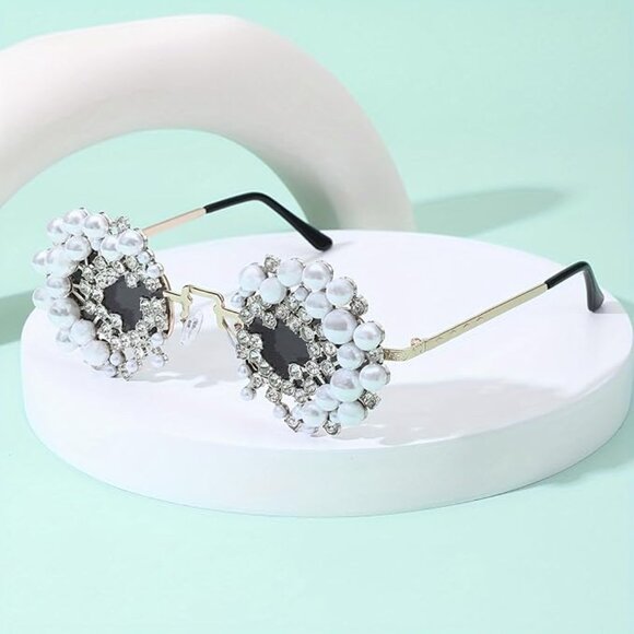 Elegant Cute Rhinestone  Sunglasses